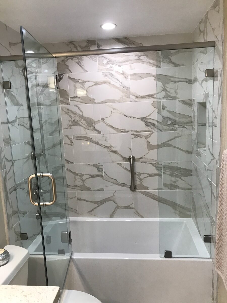 Westlake Village Glass Shower by Mayadana Construction — Westlake Village, CA