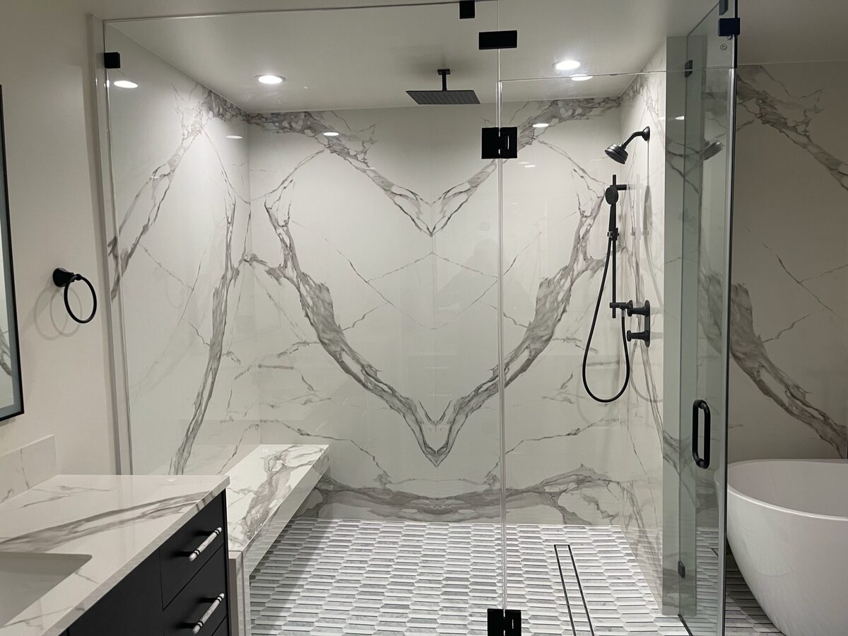 Malibu Luxury Shower by Mayadana Construction — Malibu, CA